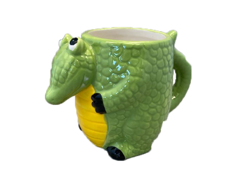 Adorable Ceramic Crocodile Mug