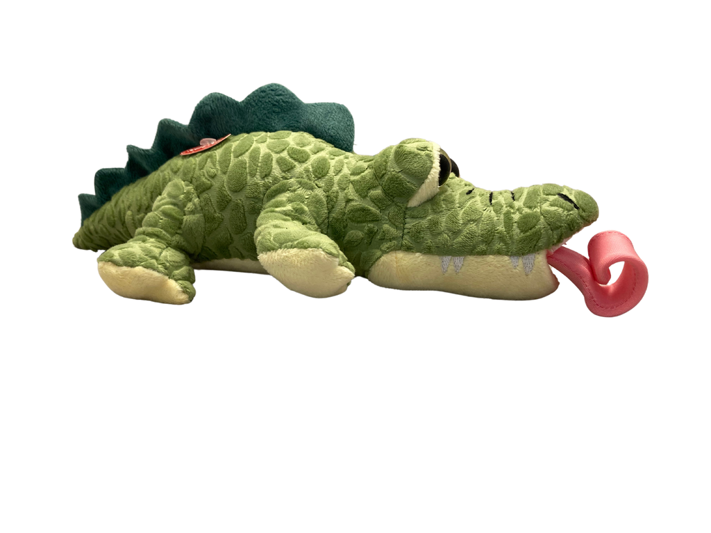 Stuffed Alligator with a Crazy Stick Out Tongue | Natural Stuffed Alligator with a Crazy Stick Out Tongue | Natural
