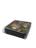 3D Gator Bog Square Coaster
