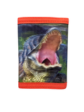 3D Gator Bog Velcro Wallet