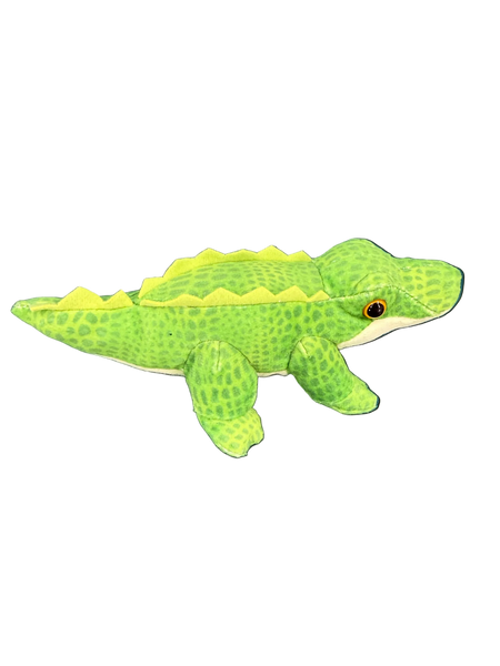 Pocket-sized Plushie Gator with Scaly Skin Print