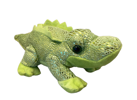 Shiny Green and Adorable Hug-Em Alligator