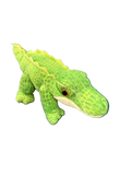 Pocket-sized Plushie Gator with Scaly Skin Print