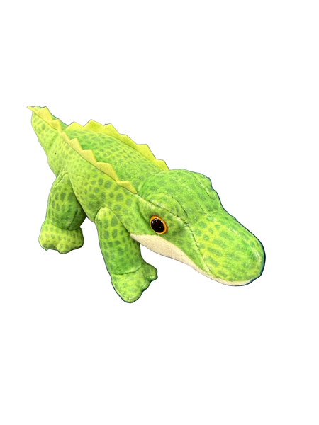 Pocket-sized Plushie Gator with Scaly Skin Print