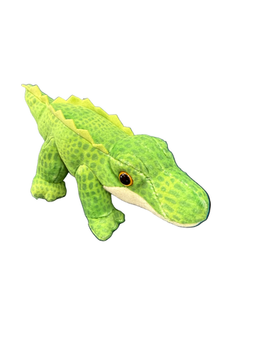 Pocket-sized Plushie Gator with Scaly Skin Print