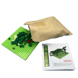 Larger size 109 piece Microbrick Alligator