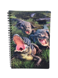 3D Gator Bog Spiral Notebook