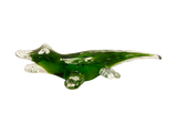 9 1/2” Art Glass Alligator Figurine