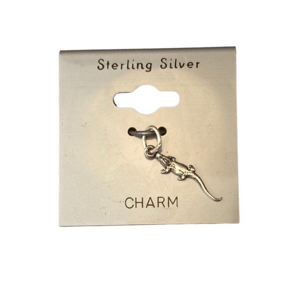 PETITE STERLING SILVER ALLIGATOR CHARM