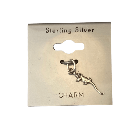 PETITE STERLING SILVER ALLIGATOR CHARM