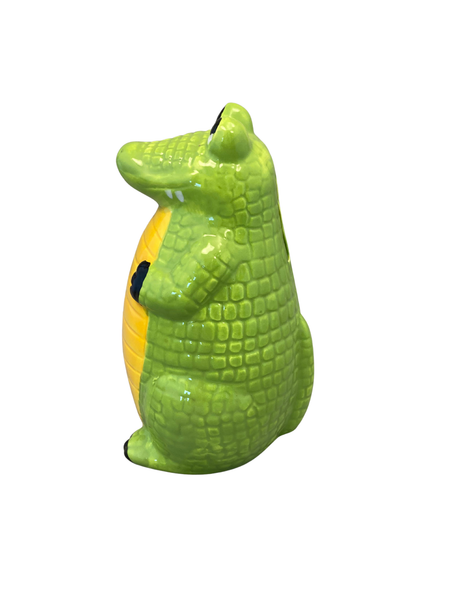 Adorable Ceramic Crocodile Money Bank