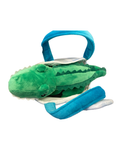 Happy Plush Gator in Embroidered Purse