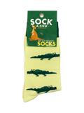 Green on Green Gator Socks