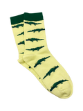 Green on Green Gator Socks