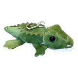 Cute Plushie Alligator Baby on a Backpack Clip