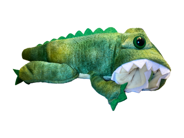 Slapband-Mouth Plush Alligator