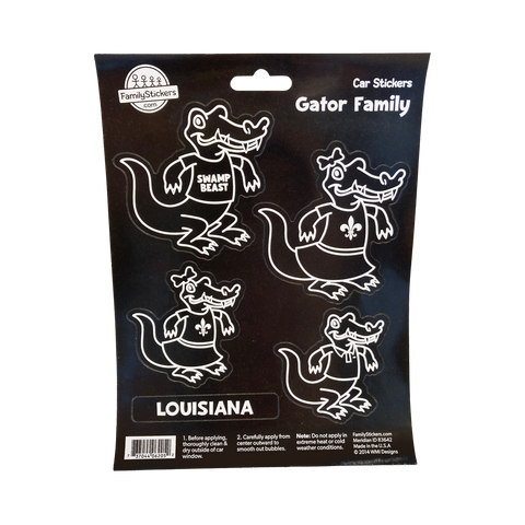 Gator Family Stickers