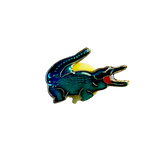 Enamel Alligator Hat or Lapel Pin 1"