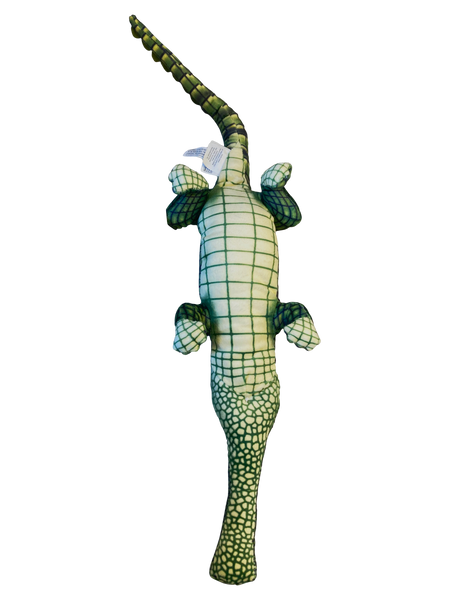 23" Gharial Plush - with felty-smooth patterned skin