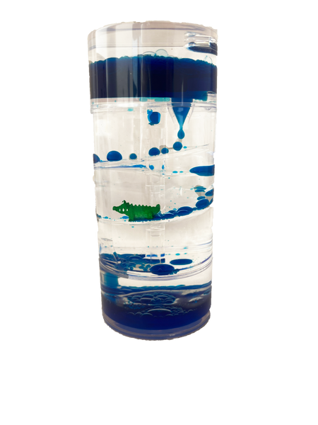 Spiral Timer Gator Float Toy