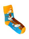 Colorful Pelican Socks - Size 9-11 Women's