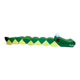 Twisty-Turny Green and Yellow Wooden Puzzle Gator