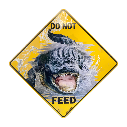 Metal Alligator Signs -- Assorted Designs