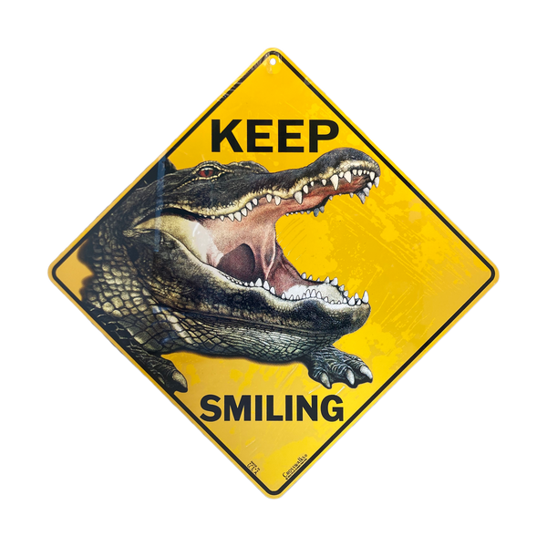 Metal Alligator Signs -- Assorted Designs