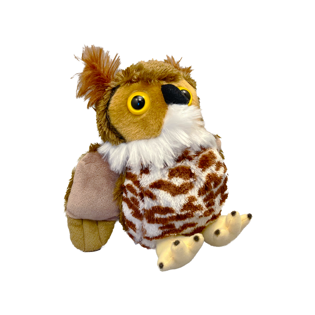 Hug-Ems Great Horned Owl Plush | Natural Selections International Hug-Ems Great Horned Owl Plush | Natural Selections International