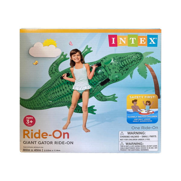 Giant Ride-On Inflatable Alligator Float