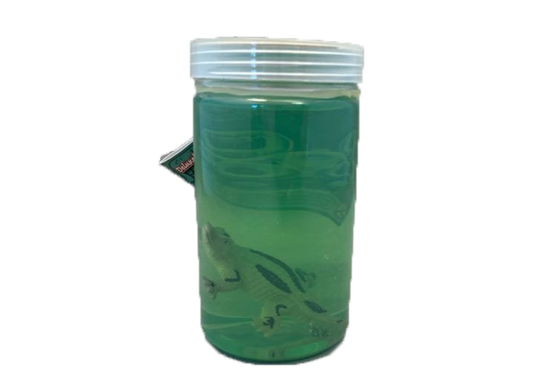 Goo Potz Slime Jar with Plastic Alligator Toy