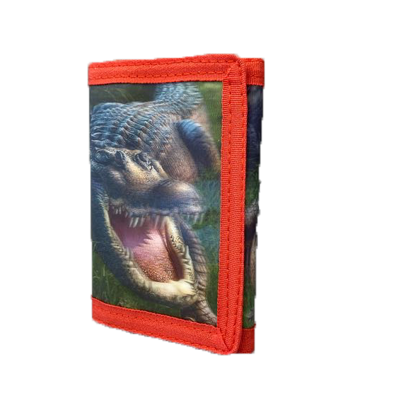 3D Gator Bog Velcro Wallet