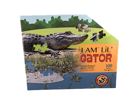 alligator in the swamp scene puzzle