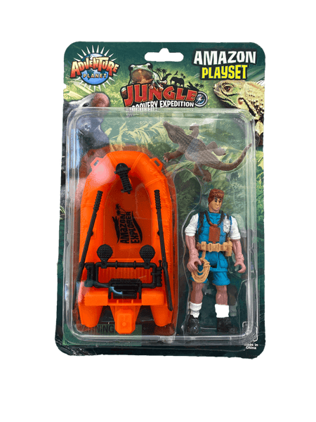 alligator boat action hero playset toy