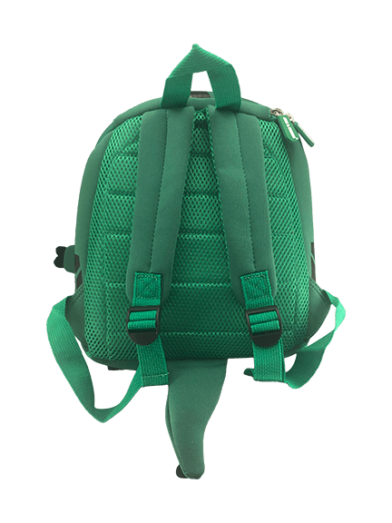Green alligator backpack