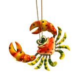 crab bobble magnet ornament