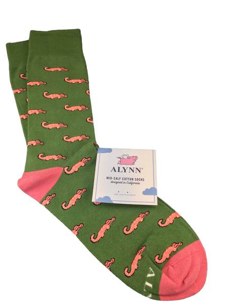 Men's Alligator Socks - 4 Colors