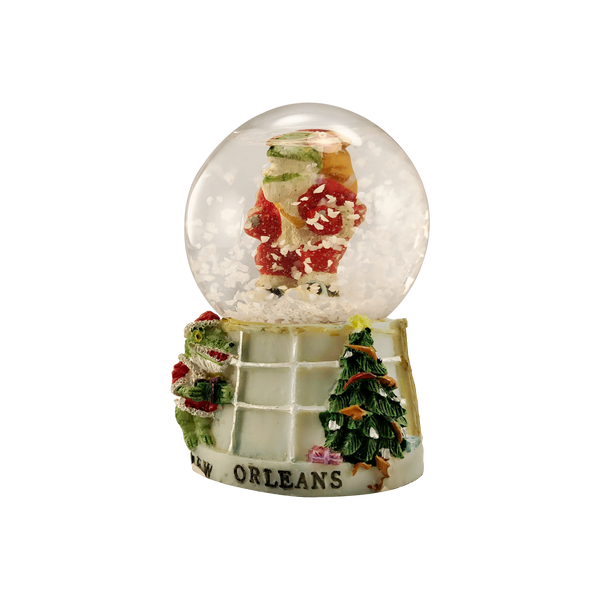 Snow Globe w/ Santa Gator - Two Styles!