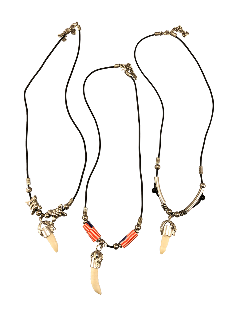 Gator Tooth Necklace - Fimo Bead Collection, Natural Selections Inc.