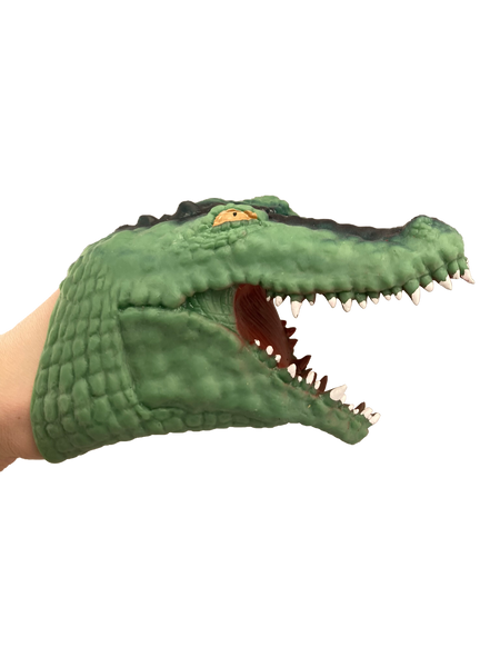 Alligator Head Handpuppet