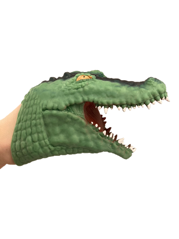 Alligator Head Handpuppet