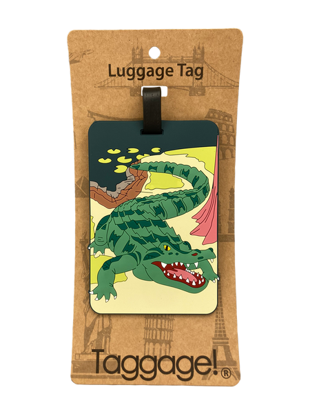 Wild Alligator Luggage Tag