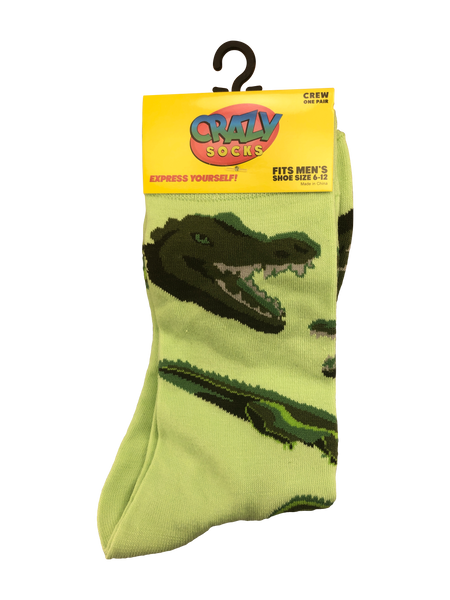 Gator Print Socks