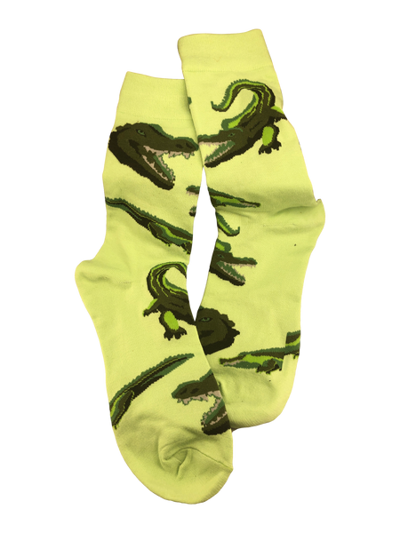 Gator Print Socks