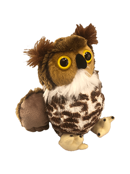 Hug Ems Owl Plush Natural Selections International Wholesale
