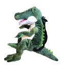 Textured Alligator Backpack w/ Teeth