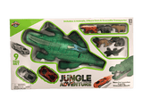 crocodile monster car and transporter playset