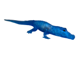blue light-up alligator toy