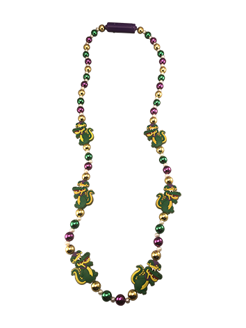 alligator mardi gras beads alligator mardi gras beads