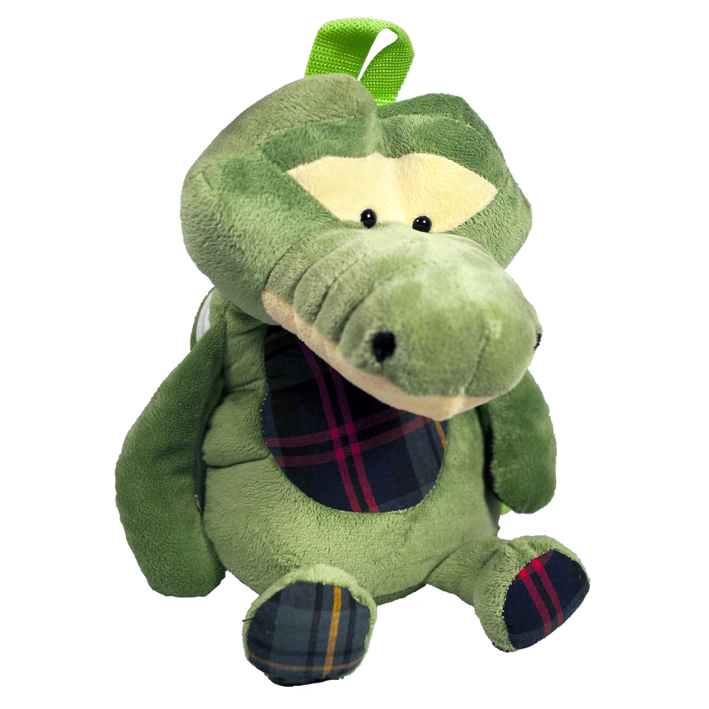 Cute ALLIGATOR Plush Backpack For Boys, Girls Shoulder Bag Xmas, Birthday  Gift